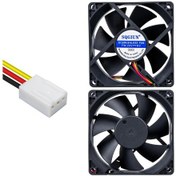 Resim Powermaster Ic-216a Fırçasız Dc Fan 80x80x25mm 24 Volt 3 Pin 