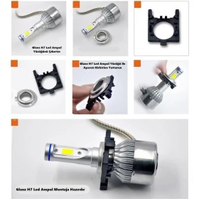 Resim FEMEX Ford Focus 3 Kısa Far LED Ampul Sabitleme Aparatı 