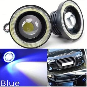 Resim Trendooze Turcoshop11 2 Adet Universal 3,5 İnç Melek Gözü Far - Beyaz Renk, Uygun Herkes İçin 