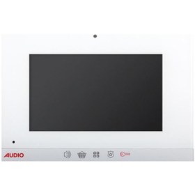 Resim AUDİO Audıo 001192 7 Inç Beyaz Görüntülü Dokunmatik Diafon Şubesi 