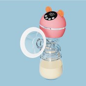 Resim Elektrikli Göğüs Pompası, Akıllı Entegre Yüksek Emiş, 3 Modlu 15 Seviyeli Ağrısız Masaj Gül Kırmızısı 