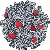 Resim 28/39/54/78 adet Alfabe Harfi Kalp Sevgi Serisi Ayakkabı Şarları Ayakkabı DIY Dekorasyonu Premium Kalite Popüler Şarflar Aksesuarları Buzlu Kayışlar Sandaletler, PVC Ayakkabı Süsleri Plaj Çantası Aksesuarları Gençler Erkekler için Harika Hediye 