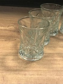 Resim 6 Lı Asya Kahve Yanı Su Bardağı Şeffaf Renk Royaleks-70279 Beyaz 