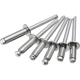 Resim 4X25 mm Alüminyum Pop Perçin 100 Adet Set, Güçlü ve Dayanıklı Malzeme 