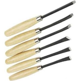 Resim Mannesmann 690-ex 160 Ahşap Oyma Bıçak Seti 6 Parça 