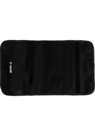 Resim Multi Kalem Kutusu 4 Şeffaf Fermuarlı Bölüm Roll Case Siyah Siyah 