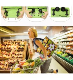 Resim Hediye Bahçesi Katlanabilir Pazar Arabası 