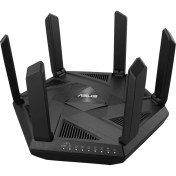 Resim Asus RT-AXE7800 WIFI6E Tri-Band Extendable Router-4G 5G Mobile Tethering-AiProtection 