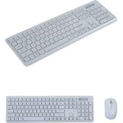 Resim 2.4 Ghz Wireless Kablosuz Klavye Mouse Seti Tv Pc Uyumlu 