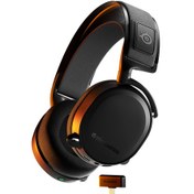 Resim SteelSeries Arctis 7+ PC Edition Kablosuz Oyuncu Kulaklığı Siyah 