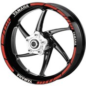 Resim Deeb Yamaha Jant Şeridi Kırmızı Beyaz Model X N11.70001 
