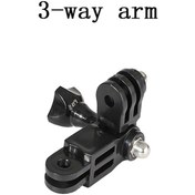 Resim 3 Yollu Kol-gopro Sjcam Sj4000 Eken H9 Xiaomi Yi 4k Sony Djı Osmo Eylem Kamera Aksesuarları Seti Go Pro Hero 10 9 8 7 6 5 Max Oturum Kiti 