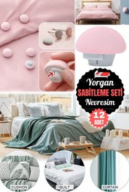 Resim Munico 12 Adet Nevresim Klipsi ve Yorgan Düğmesi Seti - Kullanımı Kolay, Mükemmel 