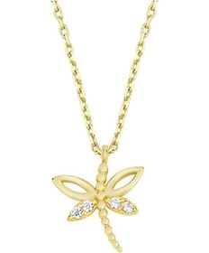 Resim Altın Sepeti As1791kl Altın Küçük Boy Zarif Yusufçuk Kolye 