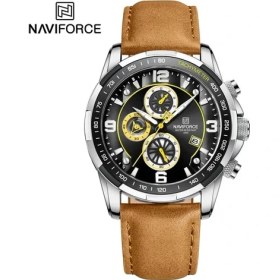 Resim Hanyang Sbbn Üst Marka Navıforce Trend Serin Izle Erkekler Için Su Geçirmez Deri Kuvars Erkek Saatler Lüks Kol Saatleri Aydınlık Adam Saatler (Yurt Dışından) 