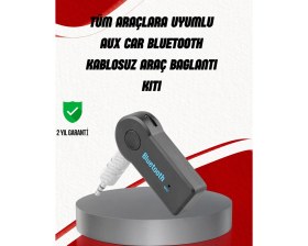 Resim Epilons Eller Serbest Özellikli Bluetooth Aux Araç Kiti 