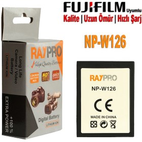 Resim Fujifilm için Np-W126 ve Np-W126S Muadili Batarya Pil 