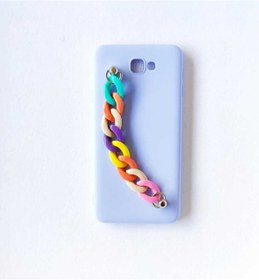 Resim BilişimGo Technology Samsung Galaxy J7 Prime Renkli Şeker Zincirli Telefon Kılıfı 