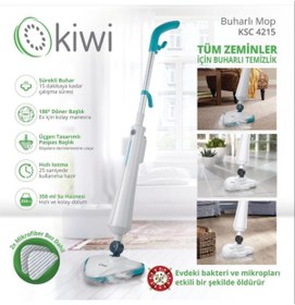 Resim Kiwi Pratik Buharlı Akıllı Paspas Süpürge Mop 