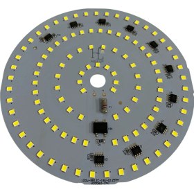 Resim Hazar Led 220 Volt 100 Watt Smd 2835 Ledli Hazır Projektör Ledi Beyaz Yuvarlak Pcb Avize Ledi 