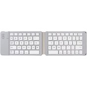 Resim Vkemall "katlanabilir Taşınabilir Bt Klavye - İos/android/windows Uyumlu, Makas Mekanizmalı, 10m Menzilli, 67 Tuşlu" 