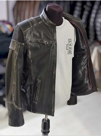 Resim Deri Ceket ESKİTME SİLME MOTORCU HAKİKİ DERİ MONT % 100 ORGİNAL LEATHER 