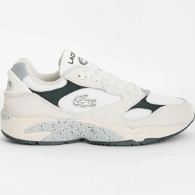 Resim Lacoste Storm 96 Lo Vintage Hakiki Deri Erkek Beyaz Sneaker 