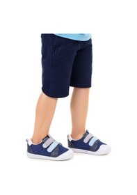 Resim Kiko Kids Textile Cırtlı Erkek Bebek Spor Ayakkabı Lacivert 