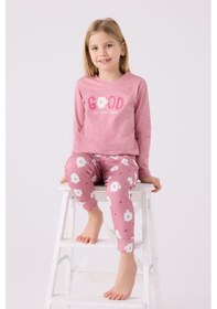 Resim Arnetta Kız Çocuk Pembe Pijama Takımı Ar3088-c-v1 Pembe 