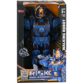 Resim MCM Group DF-6051 Işıklı ve Müzikli Roket Atan Robot- Vardem Oyuncak 