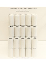 Resim Termal Yazarkasa Ve Pos Rulosu 80 Mm X 20 Metre 400 Lü Koli 