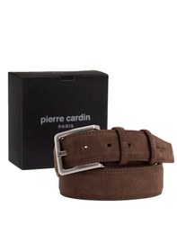 Resim Pierre Cardin Suet Deri Erkek Kemer En 3,5 Cm Pc-1009 Kahve - Suet 