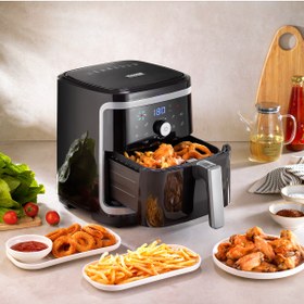 Resim Schafer Thermochef XL Airfryer/Sıcak Hava Fritözü-Siyah 