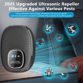 Resim OJIMO, Ses Dalgası Teknolojili Haşere Kovucu, USB Güçlü, Fareler, Sıçanlar, Kemirgenler, Yarasalar, Karıncalar, Örümcekler ve Hamamböceklerinden Kusursuz Koruma 