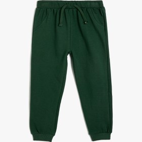 Resim Erkek Bebek Beli Bağlamalı Cepli Şardonlu Basic Eşofman Altı 