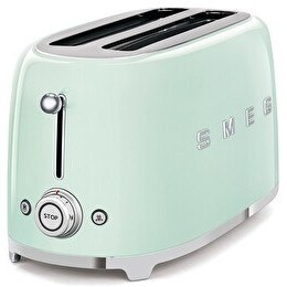 Resim Smeg TSF02PGEU 2x4 Slot Retro Yeşil Ekmek Kızartma Makinesi 