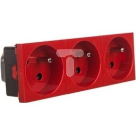 Resim 077173 Legrand Sistem Armada Serisi 3lü Fr Standardı Ups Priz 