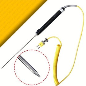 Resim Sevgift NR 81539 K Tipi Sivri Uçlu Sıcaklık Ölçer Prob -50°C +500°C 