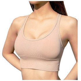 Resim Reedark Kadınlar İçin Nefes Alabilir Spor Sütyeni - Yoga, Koşu Ve Fitness İçin Açık Pembe 