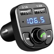 Resim Araç Fm Transmitter Bt/usb/mp3/sd Kart Çakmaklık Girişli Kablosuz 