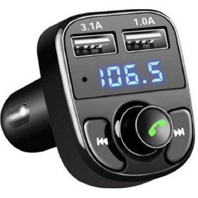 Resim Araç Fm Transmitter Bt/usb/mp3/sd Kart Çakmaklık Girişli Kablosuz 