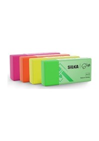 Resim Silka Art3 Neon Orta Boy Silgi 24'lü 