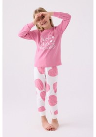 Resim Rolypoly Kız Çocuk Pembe Pijama Takımı Rp3470-c-v1 Pembe 