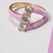 Resim MorMajor Silver 3 Taşlı 3 Way Mineli Gümüş Yüzük 