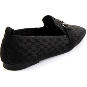 Resim Siyah Kadın Loafer Ayakkabı K01327020182 Siyah 