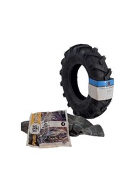 Resim 400-8 Çapa Makinesi Lastiği Traktör Desen +iç Lastik Set 