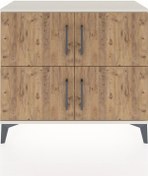 Resim Arges Şifonyer 3 Raflı 4 Kapaklı 88x30x80 Aytaşı-çam Aytaşı 