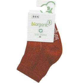 Resim Kitikate Bibaby Biorganik Simple Bebe Çorap 68368 Kiremit 