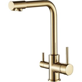 Resim Arıtmalı L Tipi Çubuk Kol Eviye Bataryası 