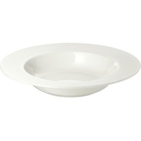 Resim 4 Adet Ofantlıgt Derin Servis Tabağı Meridyendukkan Beyaz 24 Cm Feldispat Porselen 